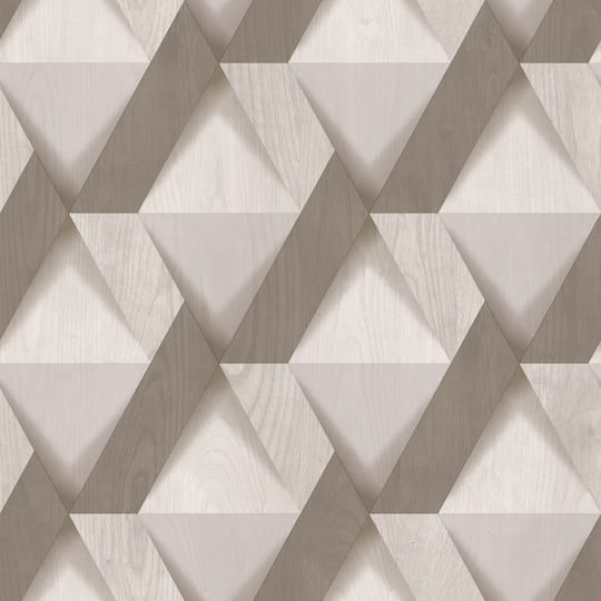 Designs Direct Modern Losange Wood Wallpaper
